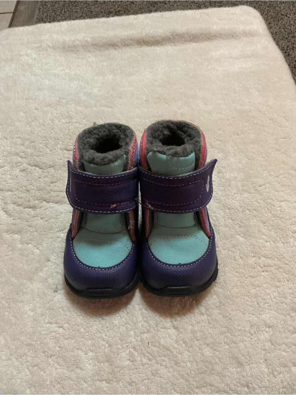 See Kai Run Kids Purple & Light Blue Winter Boots
